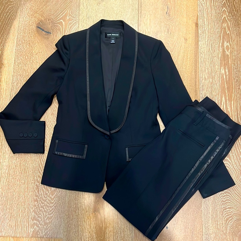 Club Monaco Tuxedo Suit set